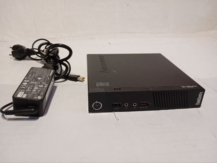 Неттоп Б-клас Lenovo ThinkCentre M93p Tiny USFF / Intel Core i5-4570S (4 ядра по 2.9 - 3.6 GHz) / 16 GB DDR3 / 256 GB SSD / Intel HD Graphics 4600 б/в - зображення 6