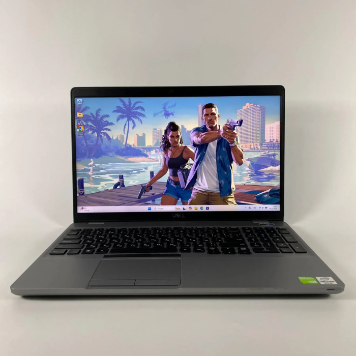 Ультрабук Б-клас Dell Latitude 5511 / 15.6" (1920x1080) IPS / Intel Core i5-10400H (4 (8) ядра по 2.6 - 4.6 GHz) / 16 GB DDR4 / 512 GB SSD / nVidia GeForce MX250, 2 GB GDDR5, 64-bit / TouchID / WebCam б/в - зображення 2