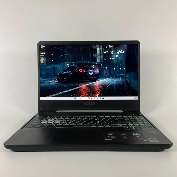 Ігровий ноутбук Asus TUF Gaming FX505D / 15,6" (1920x1080) IPS / AMD Ryzen 7 3750H (4 (8) ядер по 2,3 - 4,0 ГГц) / 16 ГБ DDR4 / 512 ГБ SSD / nVidia GeForce RTX 2060, 6 ГБ GDDR6, 192-біт / Веб-камера / HDMI б/в - зображення 2