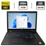 Ноутбук Dell Latitude 5590 / 15.6" (1920x1080) IPS / Intel Core i5-8350U (4 (8) ядра по 1.7 - 3.6 GHz) / 16 GB DDR4 / 256 GB SSD / Intel UHD Graphics 620 / WebCam б/в