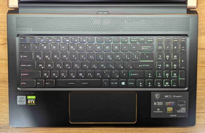 Ігровий ноутбук Б-класу MSI MS-17G3 / 17.3" (1920x1080) IPS / Intel Core i7-10875H (8 (16) ядер по 2.3 - 5.1 GHz) / 16 GB DDR4 / 512 GB SSD / nVidia GeForce RTX 2060, 6 GB GDDR6, 192-bit / WebCam / Windows 10 б/в - зображення 5