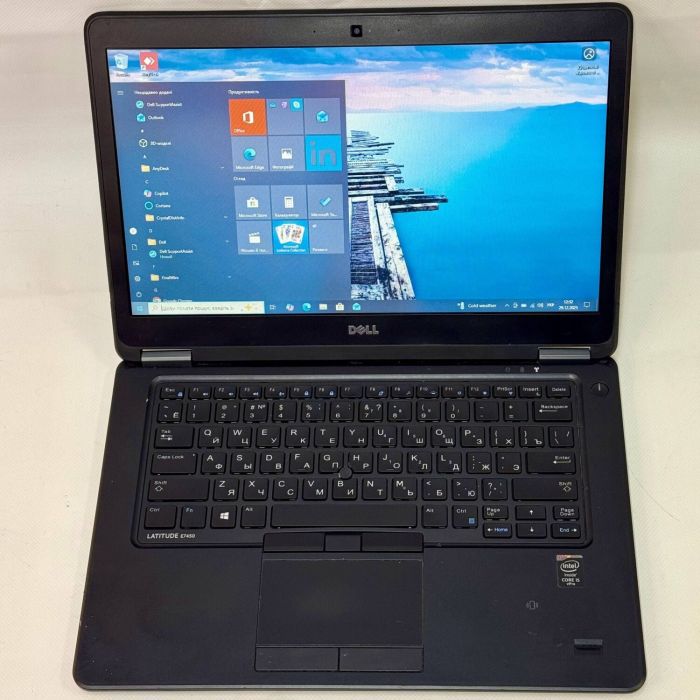 Ноутбук Б-клас Dell Latitude E7450 / 14" (1366x768) TN / Intel Core i5-5300U (2 (4) ядра по 2.3 - 2.9 GHz) / 8 GB DDR3 / 256 GB SSD / Intel HD Graphics 5500 / WebCam / Windows 10 Pro б/в - зображення 3
