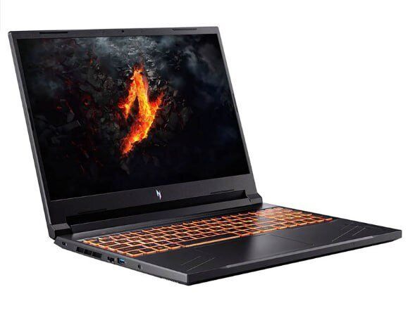 Ігровий ноутбук Acer Nitro V16 ANV16-41-R12R / 16" (1920x1200) IPS / AMD Ryzen 5 8645HS (6 (12) ядер по 4,3 - 5,0 ГГц) / 16 ГБ DDR5 / 960 ГБ SSD / nVidia GeForce RTX 4060, 8 ГБ GDDR6, 128-біт / Веб-камера б/в - зображення 3