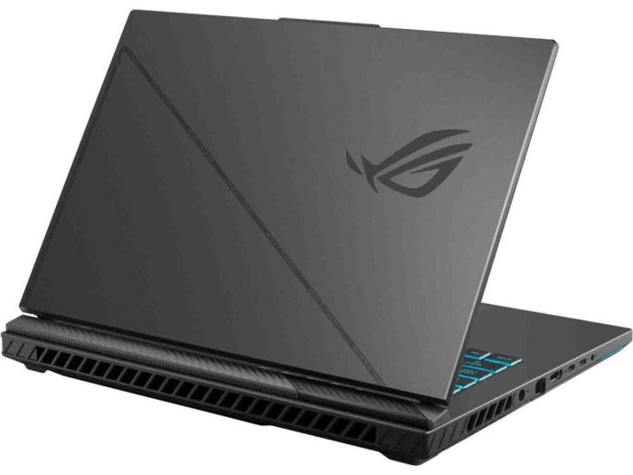 Ігровий ноутбук Asus ROG Strix G16 G614JI / 16" (2560x1600) IPS / Intel Core i9-13980HX (24 (32) ядра по 4.0 - 5.6 GHz) / 16 GB DDR5 / 1000 GB SSD / nVidia GeForce RTX 4070, 8 GB GDDR6, 128-bit / WebCam / Win 11 б/в - зображення 7
