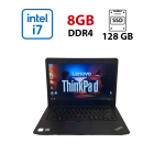Ноутбук Б-клас Lenovo ThinkPad E470 / 14" (1920x1080) IPS / Intel Core i5-7200U (2 (4) ядра по 2.5 - 3.1 GHz) / 8 GB DDR4 / 240 GB SSD / nVidia GeForce 940MX, 2 GB GDDR5, 64-bit / WebCam б/в