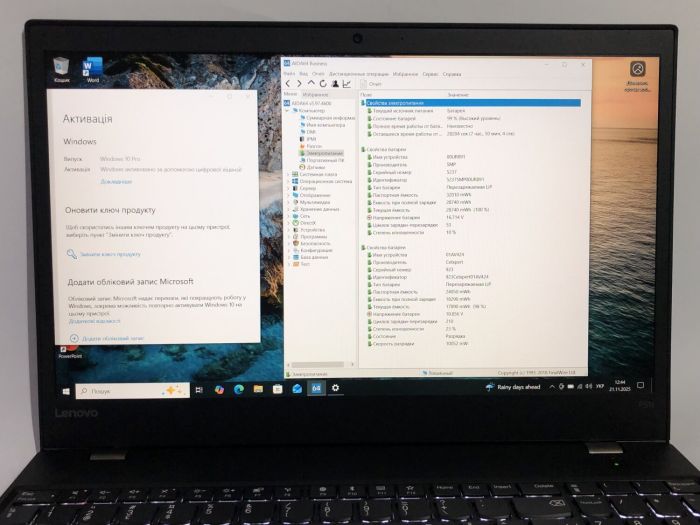 Мобільна робоча станція Lenovo ThinkPad P51s / 15,6" (1920x1080) IPS / Intel Core i7-6600U (2 (4) ядра по 2,6 - 3,4 ГГц) / 16 ГБ DDR4 / 256 ГБ SSD NVMe / nVidia Quadro M520, 2 ГБ GDDR5, 64-біт / WebCam / Win 10 Pro / 2 АКБ б/в - зображення 10