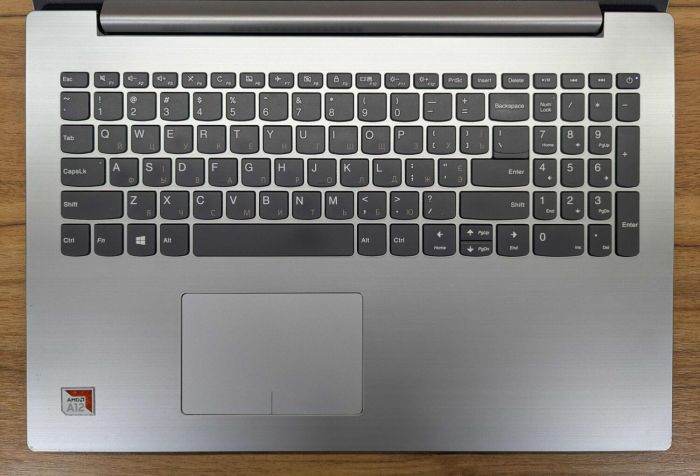 Ноутбук Lenovo IdeaPad 320-15ABR / 15.6" (1366x768) TN / AMD A12-9720P (4 ядра по (2.7 - 3.6 GHz) / 8 GB DDR4 / 256 GB SSD / AMD Radeon R7 Graphics / WebCam / Windows 10 б/в - зображення 3