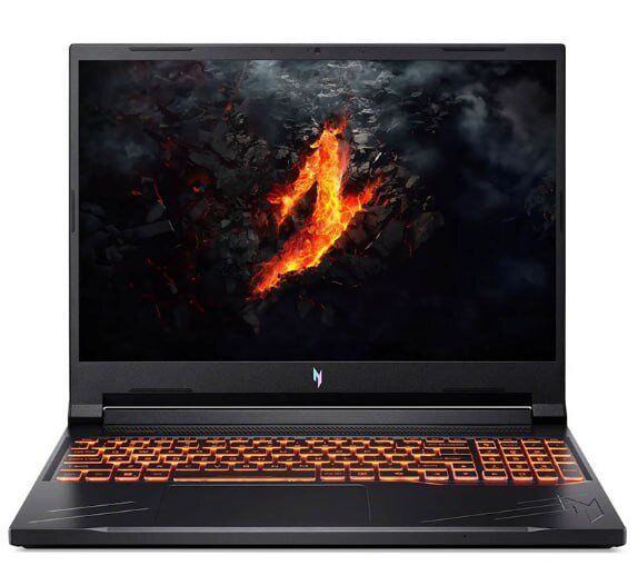 Ігровий ноутбук Acer Nitro V16 ANV16-41-R12R / 16" (1920x1200) IPS / AMD Ryzen 5 8645HS (6 (12) ядер по 4,3 - 5,0 ГГц) / 16 ГБ DDR5 / 960 ГБ SSD / nVidia GeForce RTX 4060, 8 ГБ GDDR6, 128-біт / Веб-камера б/в - зображення 2