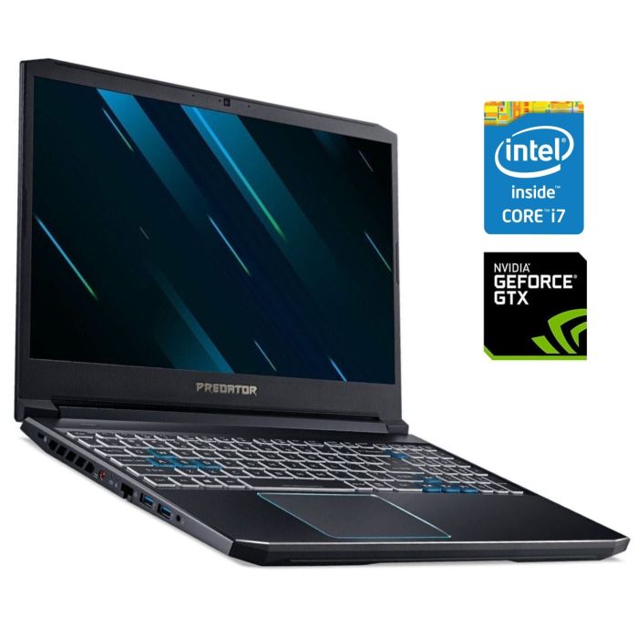 Ігровий ноутбук Б-класу Acer Predator Helios 300 PH315-52-78VL / 15.6" (1920x1080) IPS / Intel Core i7-9750H (6 (12) ядер по 2.6 - 4.5 GHz) / 16 GB DDR4 / 1000 GB SSD / nVidia GeForce GTX 1660 Ti, 6 GB GDDR6, 192-bit / WebCam / Win 10 б/в - зображення 1