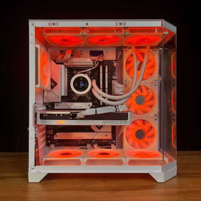 Збірка на замовлення: ігровий ПК GameMax Hype-M White Tower / AMD Ryzen 5 7500F (6 (12) ядер по 3,7 - 5,0 ГГц) / 32 ГБ DDR5 / 1000 ГБ SSD M.2 / nVidia GeForce RTX 5060 Ti, 16 ГБ GDDR7, 128-bit / 750 Вт б/в - зображення 6