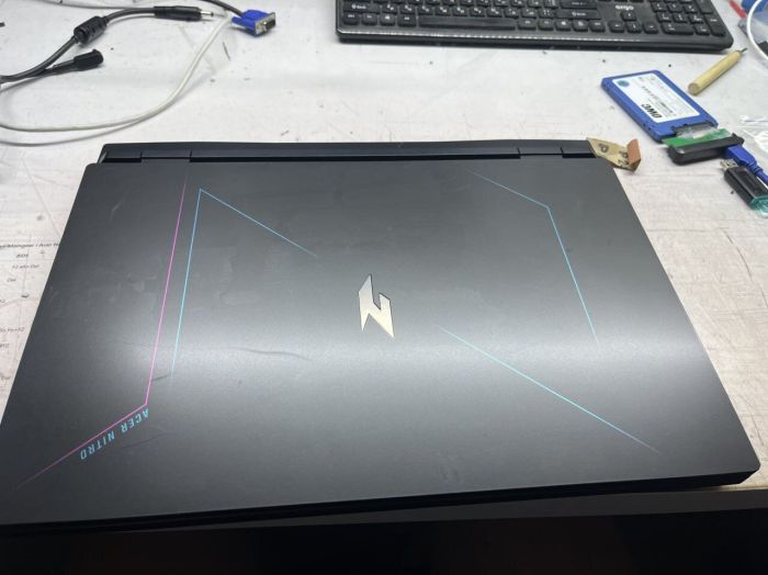 Ігровий ноутбук Acer Nitro 17 AN17-51-70CB / 17,3" (2560x1440) IPS / Intel Core i7-13700H (14 (20) ядер по 3,7 - 5,0 ГГц) / 32 ГБ DDR5 / 960 ГБ SSD / nVidia GeForce RTX 4060, 8 ГБ GDDR6, 128-біт / Веб-камера б/в - зображення 7