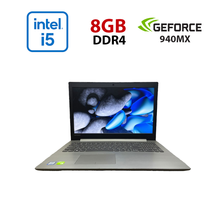 Ноутбук Lenovo IdeaPad 320-15IKB / 15.6" (1920x1080) TN / Intel Core i5-7200U (2 (4) ядра по 2.5 - 3.1 GHz) / 8 GB DDR4 / 120 GB SSD / nVidia GeForce 940MX, 2 GB DDR3, 64-bit / WebCam б/в - зображення 1
