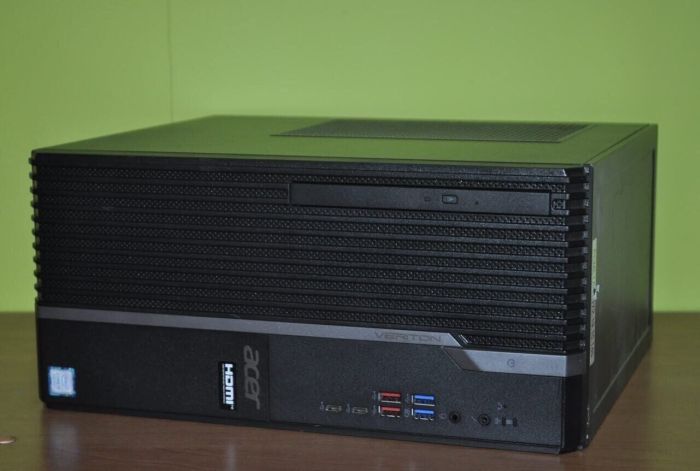 Комп'ютер Acer Veriton S4660G Tower / Intel Core i5-8400 (6 ядер по 2,8 - 4,0 ГГц) / 16 ГБ DDR4 / 256 ГБ SSD M.2 / Intel UHD Graphics 630 / Windows 11 Pro б/в - зображення 5
