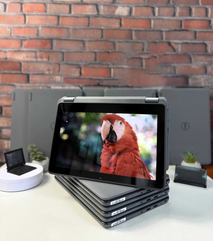 Ноутбук-трансформер Dell Latitude 3120 2-в-1 / 11,6" (1366x768) IPS Touch / Intel Pentium Silver N6000 (4 ядра по 1,1 - 3,3 ГГц) / 4 ГБ DDR4 / 120 ГБ SSD / Intel UHD Graphics / WebCam / Windows 11 б/в - зображення 6