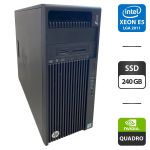 Робоча станція Б-клас HP Z440 Workstation Tower / Intel Xeon E5-2683 v3 (14 (28) ядер по 2.0 - 3.0 GHz) / 64 GB DDR4 / 240 GB SSD / nVidia Quadro M2000, 4 GB GDDR5, 128-bit / DVD-ROM / DisplayPort б/в