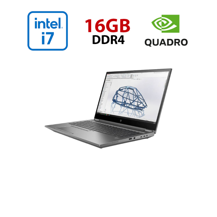 Мобільна робоча станція HP Zbook Fury 15 G7 / 15,6" (1920x1080) IPS / Intel Core i7-10750H (6 (12) ядер по 2,6 - 5,0 ГГц) / 16 ГБ DDR4 / 480 ГБ SSD / nVidia Quadro RTX 3000, 6 ГБ GDDR6, 192-біт / WebCam б/в - зображення 1