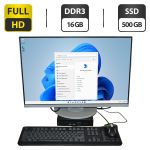 Комплект ПК: неттоп Dell OptiPlex 3040 Micro USFF / Intel Core i5-6500T (4 ядра по 2,5 - 3,1 ГГц) / 16 ГБ DDR3 / 500 ГБ SSD / Intel HD Graphics 530 / Windows 11 Pro / Блок + Монітор EIZO FlexScan EV2455 / 24" (1920x1200) IPS / Кабелі б/в