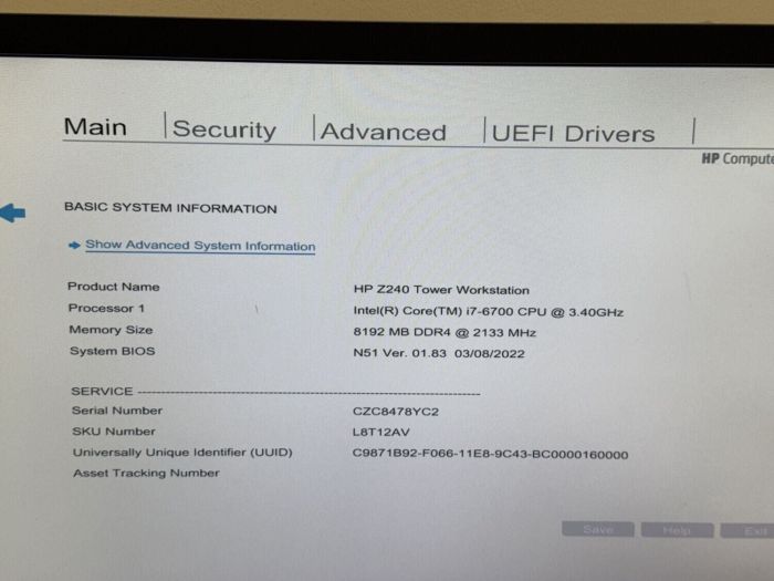 Комп'ютер Б-клас HP Z240 Workstation Tower / Intel Core i7-6700 (4 (8) ядра по 3,4 - 4,0 ГГц) / 8 ГБ DDR4 / 250 ГБ SSD / Intel HD Graphics 530 / 400 Вт / DVD-ROM / DisplayPort б/в - зображення 9