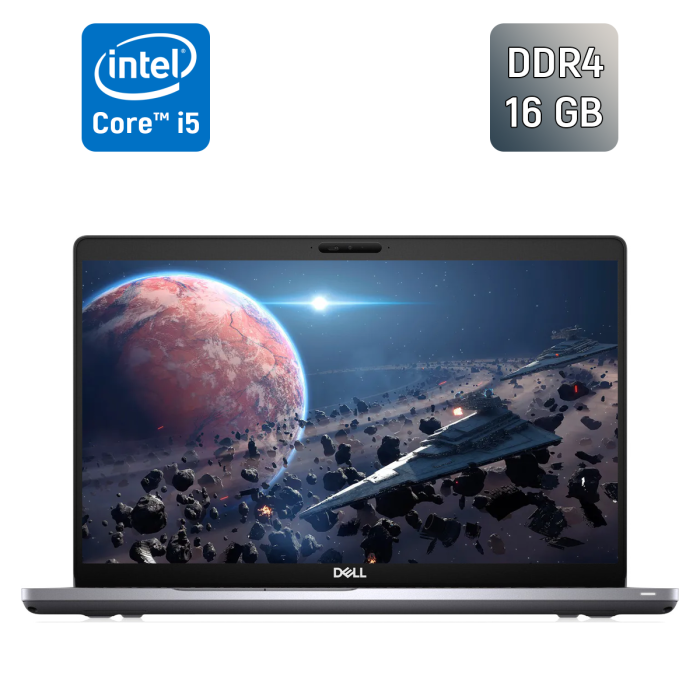 Ультрабук Dell Latitude 5510 / 15.6" (1920x1080) IPS / Intel Core i5-10310U (4 (8) ядра по 1.7 - 4.4 GHz) / 16 GB DDR4 / 256 GB SSD / Intel UHD Graphics / WebCam / SIM б/в - зображення 1