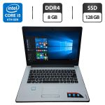Ноутбук Б-клас Lenovo IdeaPad 310-14ISK / 14" (1366x768) TN / Intel Core i5-6200U (2 (4) ядра по 2.3 - 2.8 GHz) / 8 GB DDR4 / 128 GB SSD / Intel HD Graphics 520 / WebCam / DVD-ROM б/в