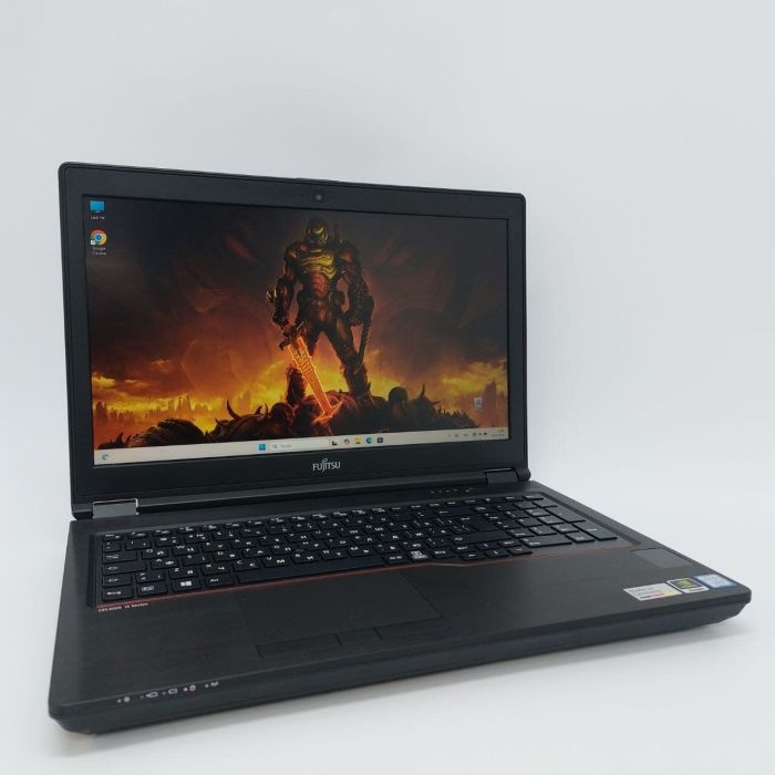 Мобільна робоча станція Fujitsu Celsius H780 / 15,6" (1920x1080) IPS / Intel Core i7-8750H (6 (12) ядер по 2.2 - 4.1 GHz) / 32 GB DDR4 / 512 GB SSD / nVidia Quadro P600, 4 GB GDDR5, 128-bit / WebCam б/в - зображення 2