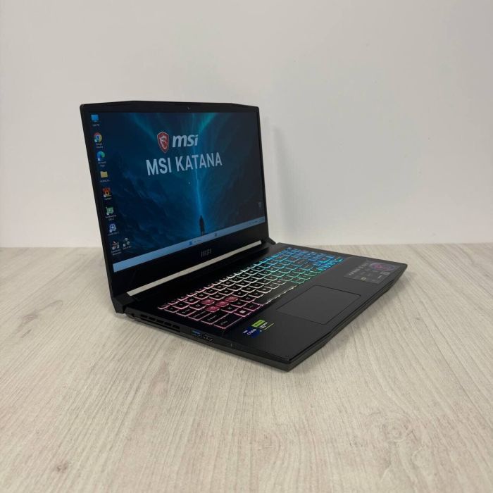 Ігровий ноутбук Б-класу MSI Katana 15 B12VFK / 15,6" (1920x1080) IPS / Intel Core i7-12650H (10 (16) ядер по 2,3 - 4,7 ГГц) / 16 ГБ DDR5 / 1000 ГБ SSD M.2 / nVidia GeForce RTX 4060, 8 ГБ GDDR6, 128-біт / Веб-камера / HDMI б/в - зображення 5
