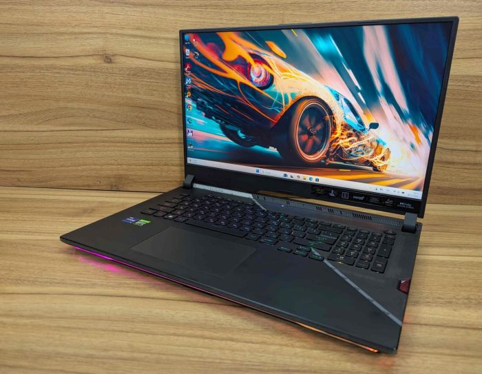 Ігровий ноутбук Asus ROG Strix G733ZW / 17,3" (2560x1440) IPS / Intel Core i9-12900H (14 (20) ядер по 3,8 - 5,0 ГГц) / 32 ГБ DDR5 / 1000 ГБ SSD / nVidia GeForce RTX 3070 Ti, 8 ГБ GDDR6X, 256-біт / HDMI / Windows 11 б/в - зображення 5