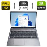 Мобільна робоча станція HP ZBook Power G7 / 15,6" (1920x1080) IPS / Intel Core i5-12600H (12 (16) ядер по 3,3 - 4,5 ГГц) / 16 ГБ DDR4 / 512 ГБ SSD / nVidia Quadro T600, 4 ГБ GDDR6, 128-біт / WebCam б/в