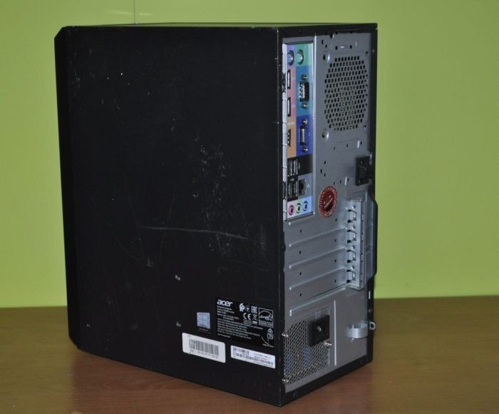 Комп'ютер Acer Veriton S4660G Tower / Intel Core i5-8400 (6 ядер по 2,8 - 4,0 ГГц) / 8 ГБ DDR4 / 256 ГБ SSD M.2 / Intel UHD Graphics 630 / Windows 11 Pro б/в - зображення 4