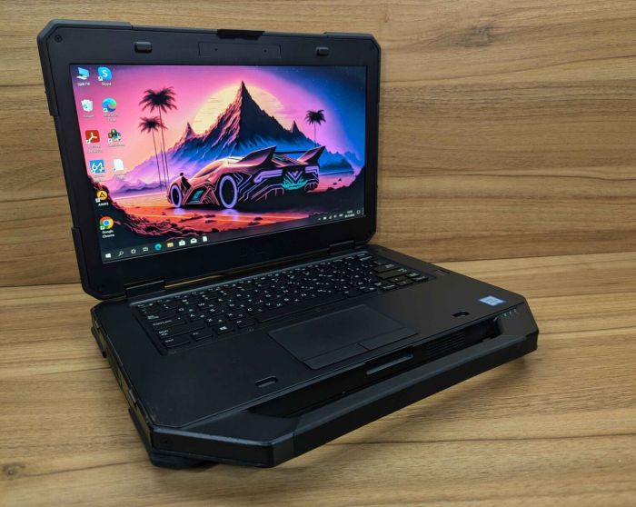 Захищений ноутбук Dell Latitude 14 Rugged 5414 / 14" (1920x1080) IPS Touch / Intel Core i5-6300U (2 (4) ядра по 2,4 - 3,0 ГГц) / 16 ГБ DDR4 / 480 ГБ SSD / Intel HD Graphics 520 / HDMI / Сканер відбитків пальців / Windows 10 б/в - зображення 4
