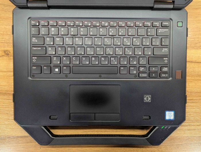 Захищений ноутбук Dell Latitude 14 Rugged 5414 / 14" (1920x1080) IPS Touch / Intel Core i5-6300U (2 (4) ядра по 2,4 - 3,0 ГГц) / 16 ГБ DDR4 / 512 ГБ SSD / AMD Radeon R7 M360, 2 ГБ DDR3, 64-біт / Сканер відбитків пальців / 4G / Windows 10 б/в - зображення 3