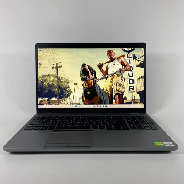Ультрабук Б-клас Dell Latitude 5511 / 15.6" (1920x1080) IPS / Intel Core i5-10400H (4 (8) ядра по 2.6 - 4.6 GHz) / 16 GB DDR4 / 512 GB SSD / nVidia GeForce MX250, 2 GB GDDR5, 64-bit / WebCam / TouchID б/в - зображення 2