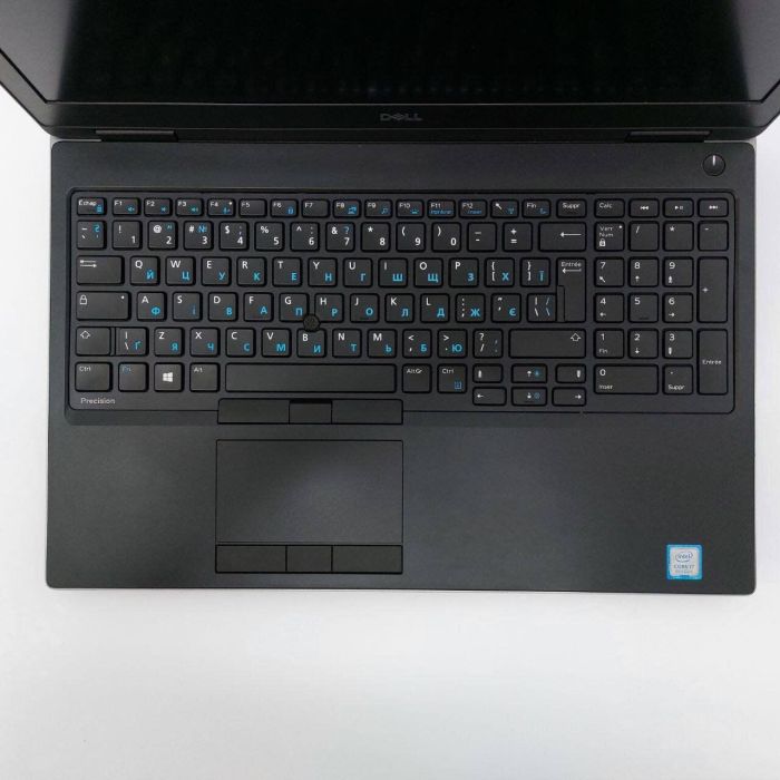 Мобільна робоча станція Dell Precision 7530 / 15,6" (1920x1080) IPS / Intel Core i7-8750H (6 (12) ядер по 2.2 - 4.1 GHz) / 32 GB DDR4 / 512 GB SSD M.2 / nVidia Quadro P1000, 4 GB GDDR5, 128-bit / WebCam б/в - зображення 3