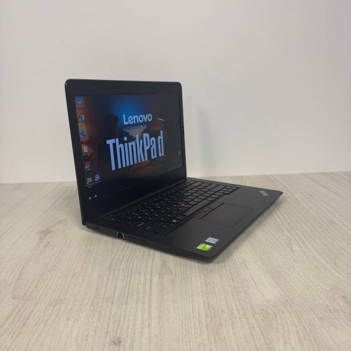 Ноутбук Lenovo ThinkPad E470 / 14" (1920×1080) IPS / Intel Core i7-7500U (2 (4) ядра по 2.7 - 3.5 GHz) / 8 GB DDR4 / 128 GB SSD / nVidia GeForce 940MX, 2 GB GDDR5, 64-bit / WebCam б/в - зображення 6