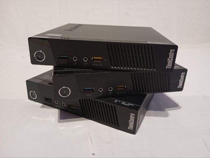 Неттоп Б-клас Lenovo ThinkCentre M93p Tiny USFF / Intel Core i5-4570S (4 ядра по 2.9 - 3.6 GHz) / 16 GB DDR3 / 256 GB SSD / Intel HD Graphics 4600 б/в - зображення 8