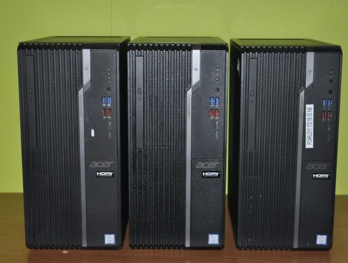 Комп'ютер Acer Veriton S4660G Tower / Intel Core i5-8400 (6 ядер по 2,8 - 4,0 ГГц) / 16 ГБ DDR4 / 256 ГБ SSD M.2 / Intel UHD Graphics 630 / Windows 11 Pro б/в - зображення 10