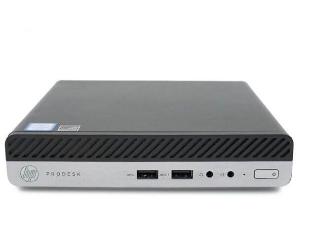 Неттоп HP ProDesk 400 G3 Mini USFF / Intel Core i5-7400T (4 ядра по 2.4 - 3.0 GHz) / 8 GB DDR4 / 120 GB SSD / Intel HD Graphics 510 / USB 3.1 / DisplayPort б/в - зображення 2