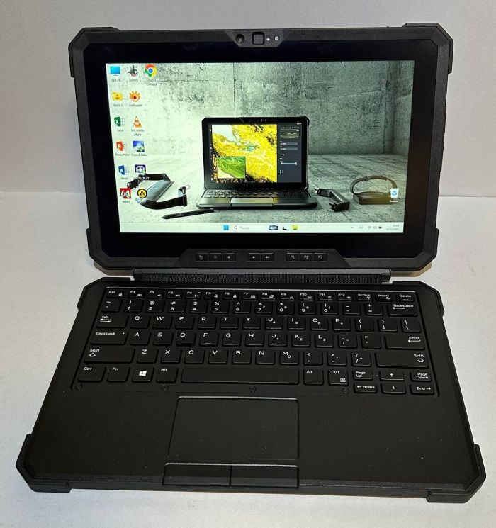 Нетбук-трансформер Dell Latitude 7220 Rugged Extreme / 11.6" (1920x1080) TN Touch / Intel Core i7-8665U (4 (8) ядра по 1.9 - 4.8 GHz) / 16 GB DDR3 / 256 GB SSD / Intel UHD Graphics 620 / WebCam б/в - зображення 2