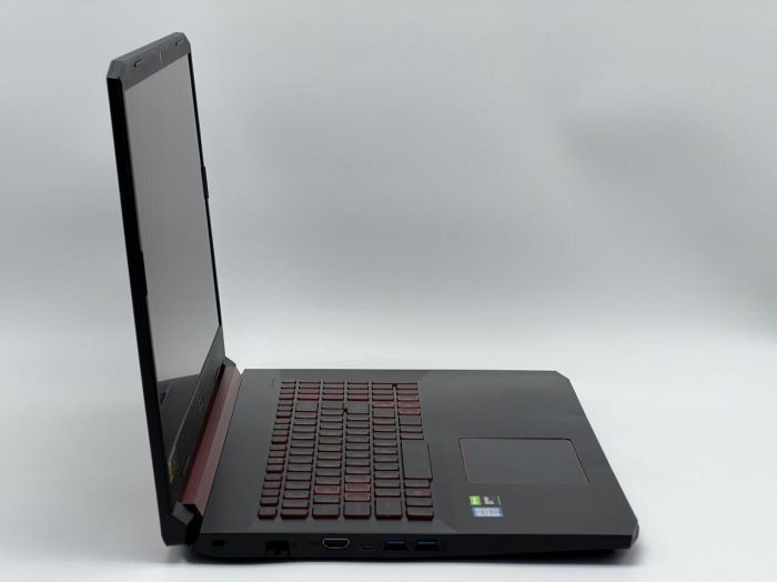 Ігровий ноутбук Б-класу Acer Nitro 5 AN517-51-571H / 17,3" (1920x1080) IPS / Intel Core i5-9300H (4 (8) ядра по 2,4 - 4,1 ГГц) / 16 ГБ DDR4 / 480 ГБ SSD / nVidia GeForce GTX 1650, 4 ГБ GDDR5, 128-біт / WebCam б/в - зображення 3
