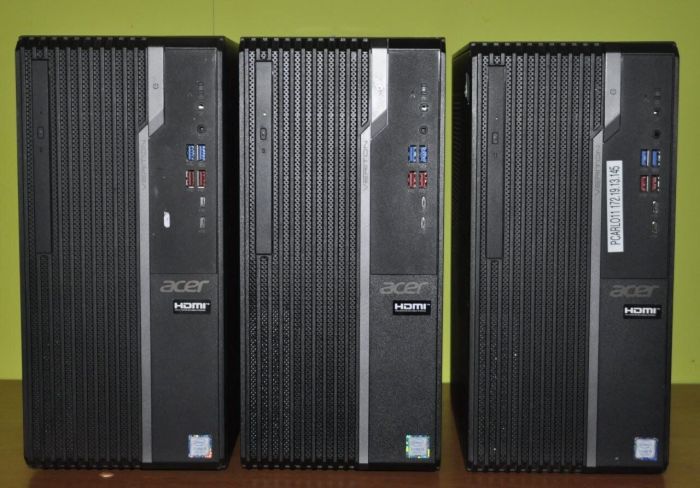 Комп'ютер Acer Veriton S4660G Tower / Intel Core i5-8400 (6 ядер по 2,8 - 4,0 ГГц) / 8 ГБ DDR4 / 256 ГБ SSD M.2 / Intel UHD Graphics 630 / Windows 11 Pro б/в - зображення 9