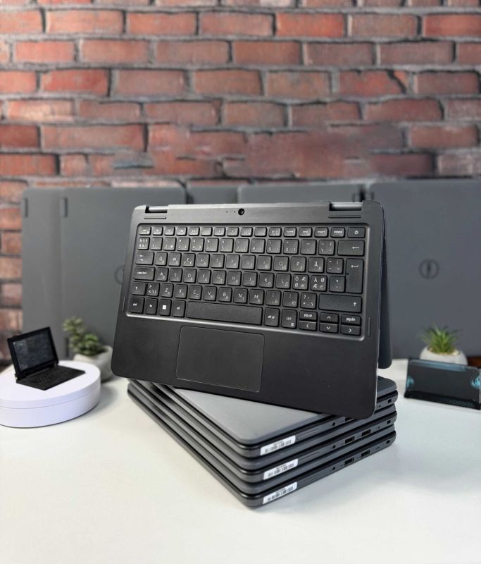 Ноутбук-трансформер Dell Latitude 3120 2-в-1 / 11,6" (1366x768) IPS Touch / Intel Pentium Silver N6000 (4 ядра по 1,1 - 3,3 ГГц) / 4 ГБ DDR4 / 120 ГБ SSD / Intel UHD Graphics / WebCam / Windows 11 б/в - зображення 3