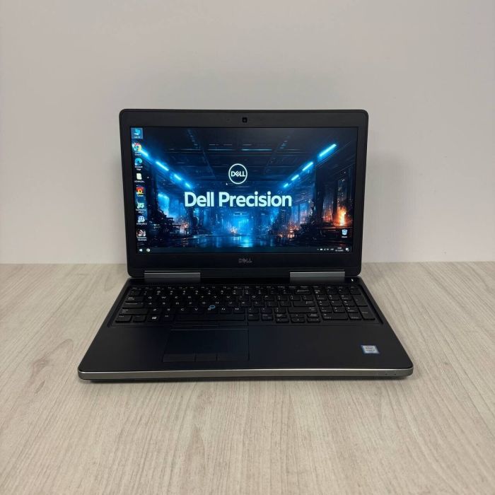 Робоча станція Dell Precision 7510 / 15,6" (1920x1080) IPS / Intel Core i7-6820HQ (4 (8) ядра по 2,7 - 3,6 ГГц) / 16 ГБ DDR4 / 256 ГБ SSD / nVidia Quadro M1000M, 2 ГБ GDDR5, 128-біт / Веб-камера б/в - зображення 2