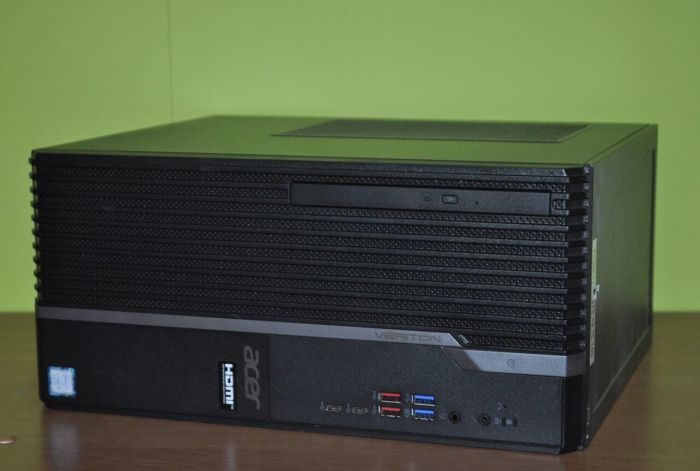 Комп'ютер Acer Veriton S4660G Tower / Intel Core i5-8400 (6 ядер по 2,8 - 4,0 ГГц) / 8 ГБ DDR4 / 256 ГБ SSD M.2 / Intel UHD Graphics 630 / Windows 11 Pro б/в - зображення 5