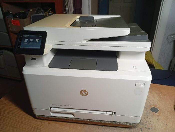 БФП HP Color LaserJet Pro M277dw / Лазерний кольоровий друк / 600x600 dpi / A4 / 19 стор/хв / USB 2.0, Ethernet / Дуплекс / WiFi б/в - зображення 2