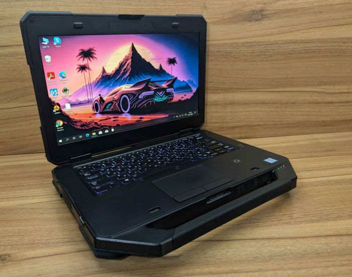 Захищений ноутбук Dell Latitude 14 Rugged 5414 / 14" (1920x1080) IPS Touch / Intel Core i5-6300U (2 (4) ядра по 2,4 - 3,0 ГГц) / 8 ГБ DDR4 / 240 ГБ SSD / Intel HD Graphics 520 / HDMI / VGA / Windows 10 б/в - зображення 4