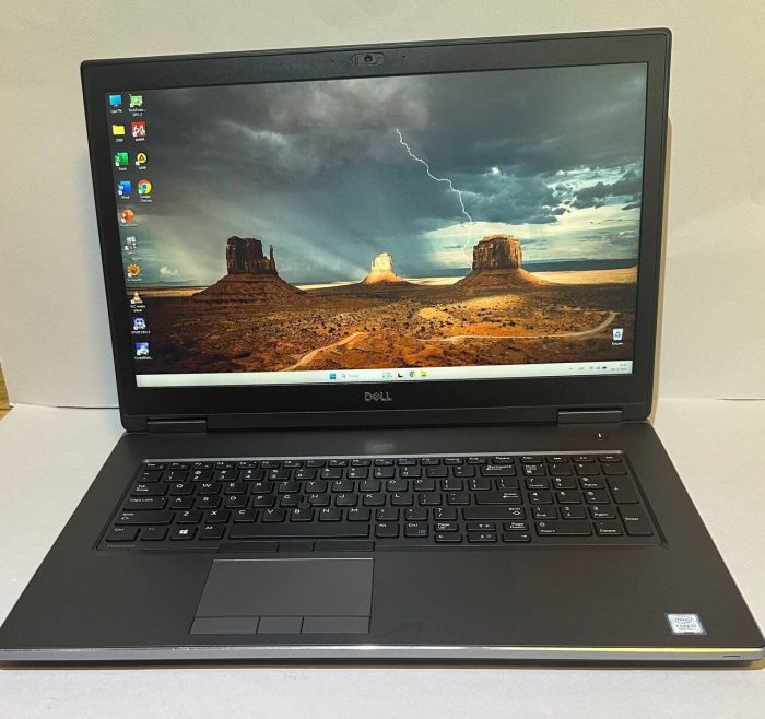 Мобільна робоча станція Dell Precision 7740 / 17,3" (1920x1080) IPS / Intel Core i7-9750H (6 (12) ядер по 2,6 - 4,5 ГГц) / 32 ГБ DDR4 / 512 ГБ SSD / nVidia Quadro RTX 4000, 8 ГБ GDDR6, 256-біт / WebCam б/в - изображение 2