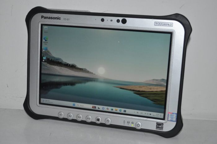 Захищений планшет Б-класу Panasonic Toughpad FZ-G1 MK5 / 10.1" (1920x1200) IPS Touch / Intel Core i5-7300U (2 (4) ядра по 2.6 - 3.5 GHz) / 8 GB DDR3 / 256 GB SSD / Intel HD Graphics 620 / WebCam / Стилус / Блок живлення б/в - зображення 8