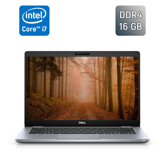 Ноутбук Dell Latitude 5310 / 13.3" (1920x1080) IPS / Intel Core i7-10610U (4 (8) ядра по 1.8 - 4.9 GHz) / 16 GB DDR4 / 256 GB SSD / Intel UHD Graphics / WebCam / TouchID б/в - зображення 1