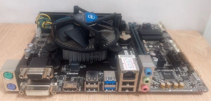 Комплект: Материнська плата Gigabyte GA-H110M-S2H / Intel Core i5-7400 (4 ядра по 3.0 - 3.5 GHz) / 16 GB DDR4 / Intel HD Graphics 630 / LGA1151 / Кулер б/в - зображення 5