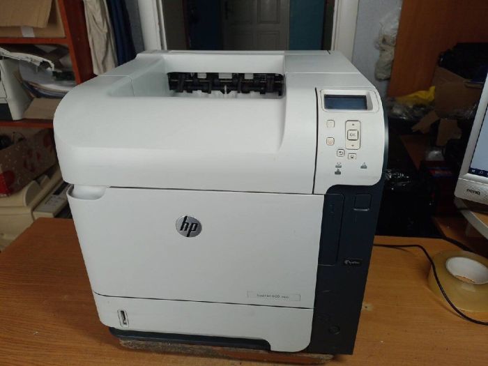 Принтер HP LaserJet Enterprise M601dn / лазерний монохромний друк / А4 / 1200x1200 dpi / 45 стор/хв / USB 2.0, Ethernet / Дуплекс б/в - зображення 2